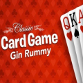 Classic Card Game Gin Rummy Logo